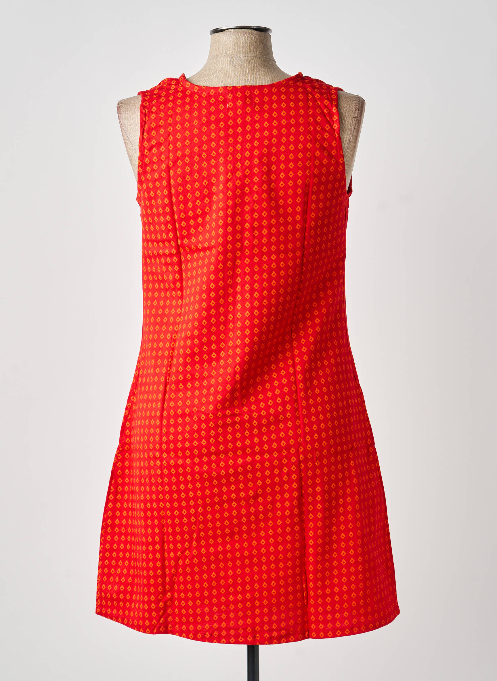 Robe courte sans manche sans manche rouge SINOE BY BAMBOO'S femme