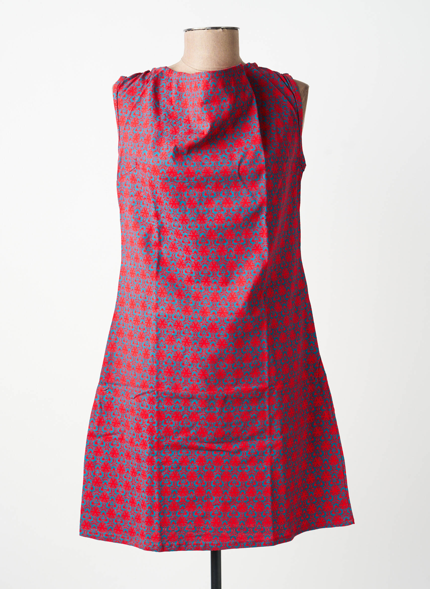 Robe courte sans manche sans manche rouge SINOE BY BAMBOO'S femme