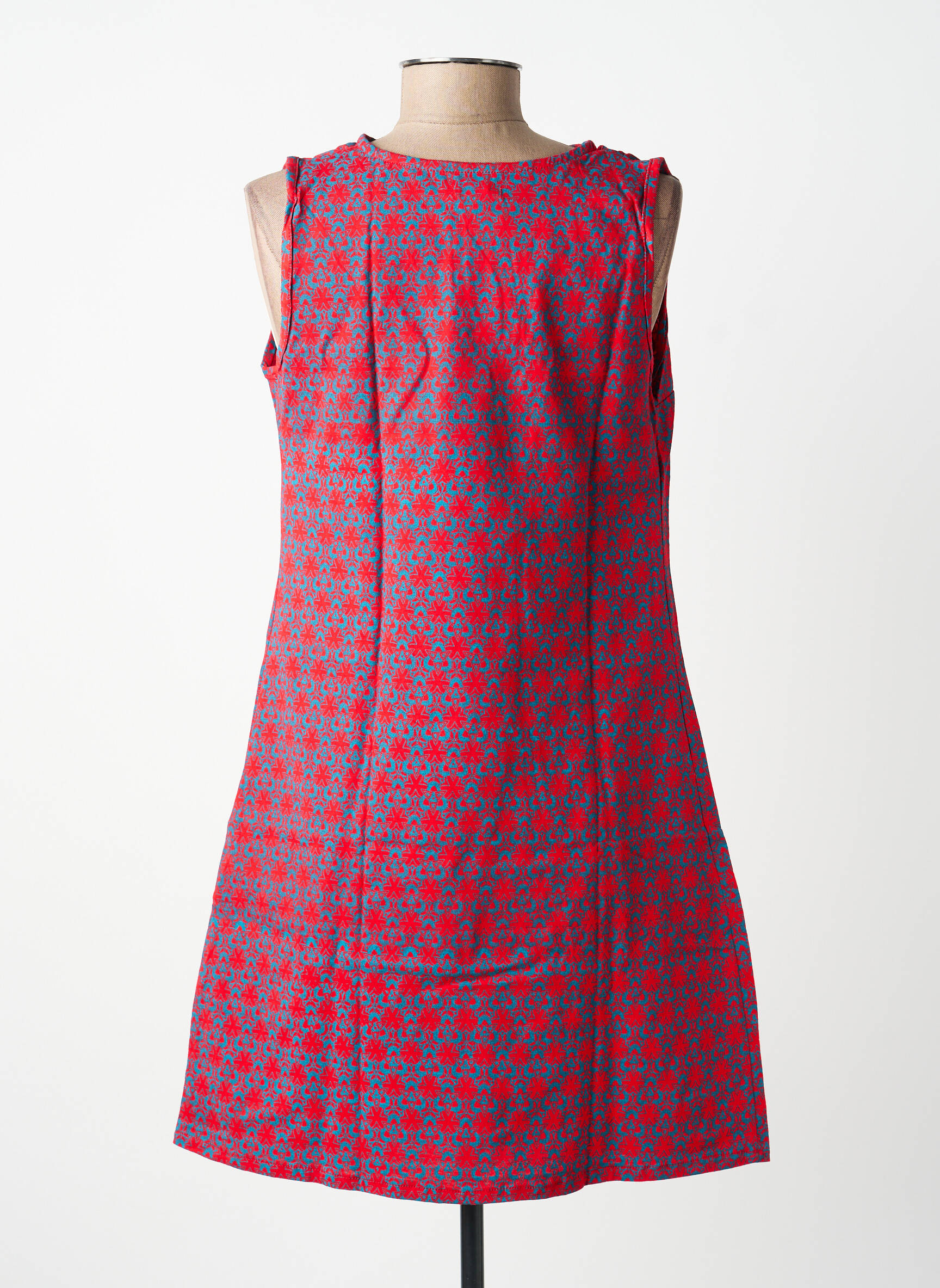 Robe courte sans manche sans manche rouge SINOE BY BAMBOO'S femme