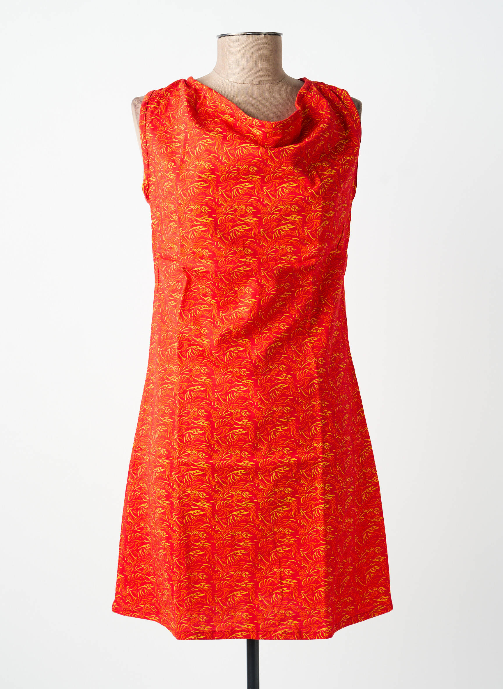 Robe courte sans manche sans manche rouge SINOE BY BAMBOO'S femme