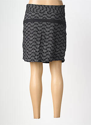 Jupe courte coupe droite noir BAMBOO'S femme