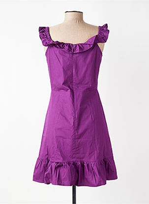Robe courte sans manche sans manche violet MOLLY BRACKEN femme