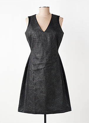 Robe mi-longue sans manche sans manche gris EVA KAYAN femme