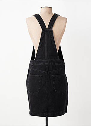 Robe mi-longue coupe cintrée fines bretelles noir NAGEV femme