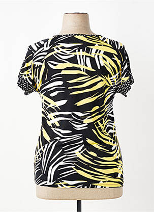 T-shirt col v manches courtes noir TELMAIL femme