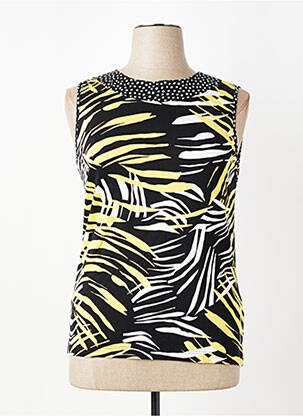 Débardeur stretch sans manche noir TELMAIL femme