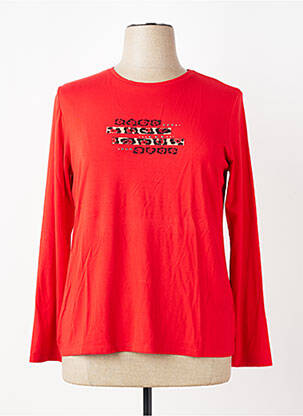 T-shirt manches longues manches longues rouge TELMAIL femme