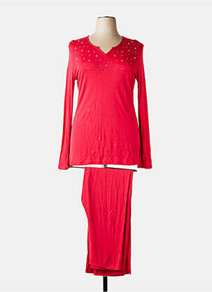 Pyjama tissage jersey rouge TRIUMPH femme