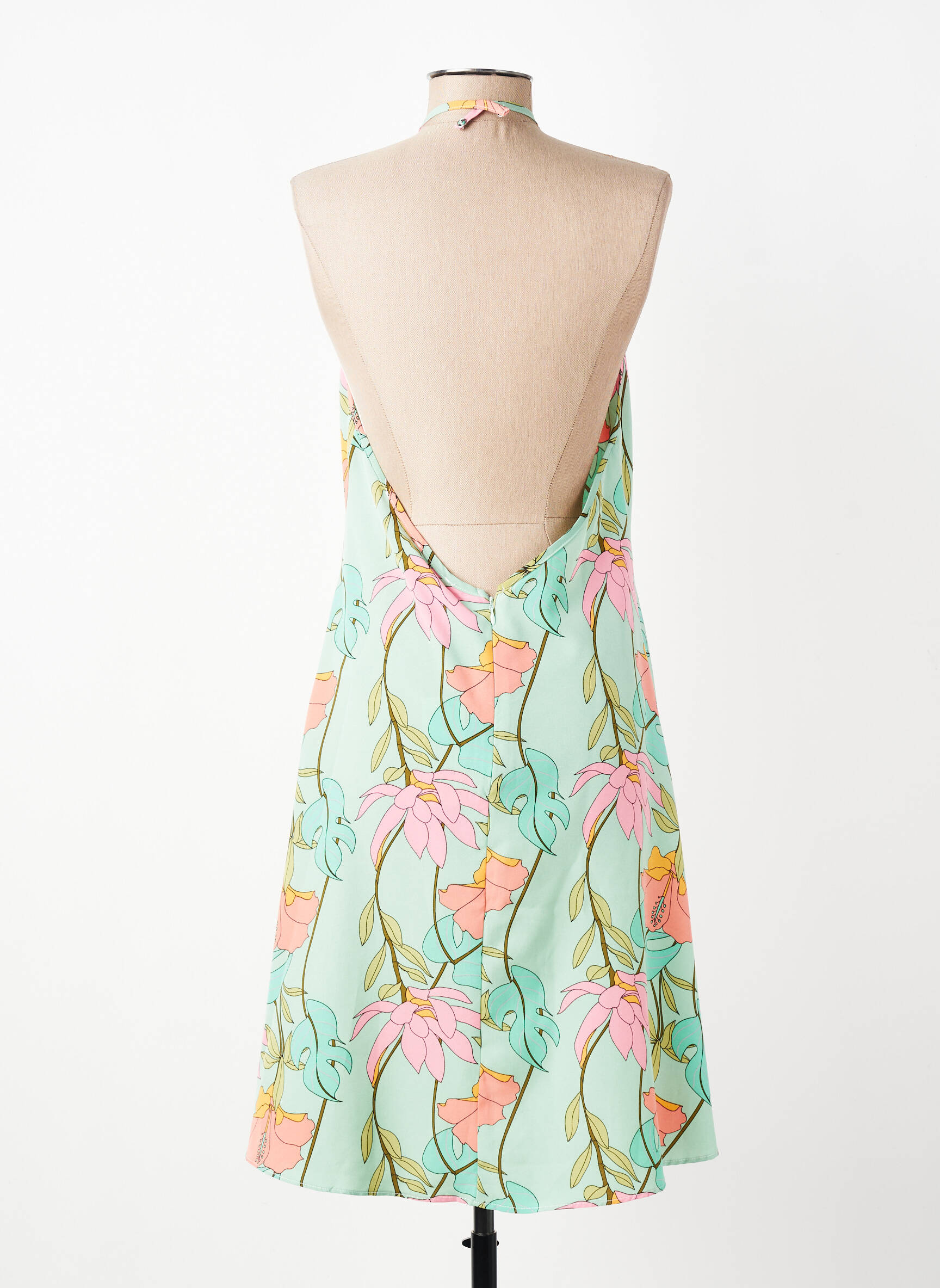 Robe mi-longue sans manche sans manche vert MOLLY BRACKEN femme