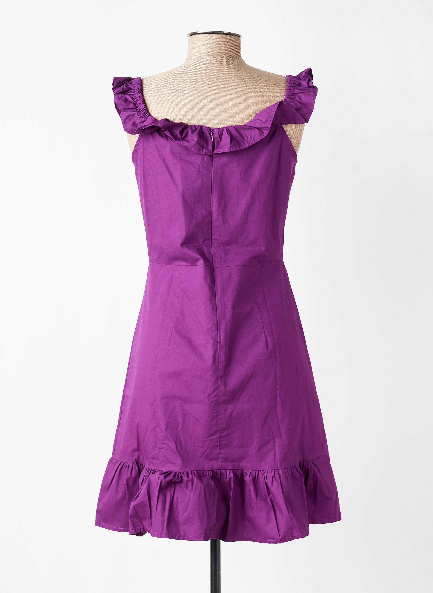 Robe courte sans manche sans manche violet MOLLY BRACKEN femme