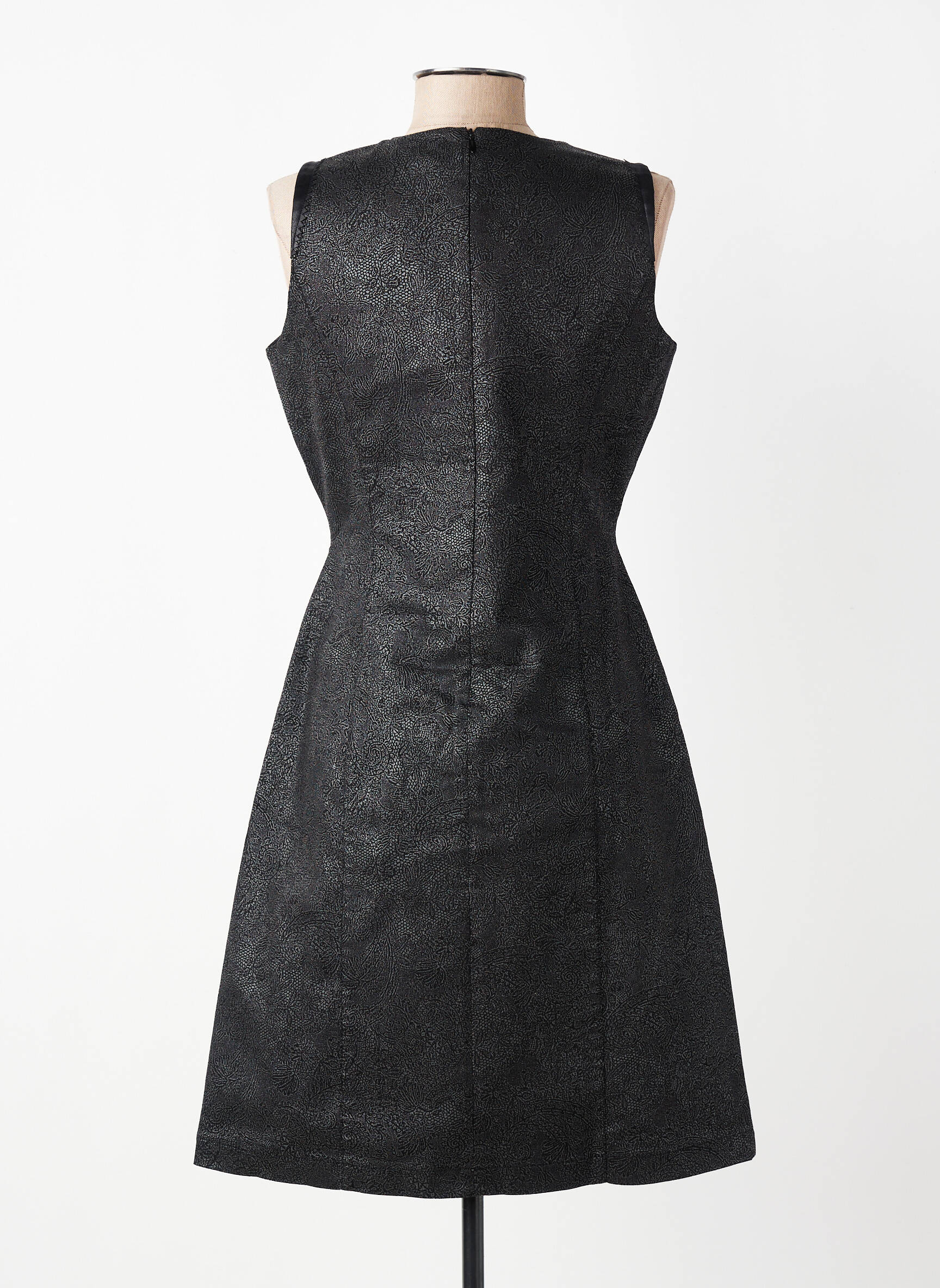 Robe mi-longue sans manche sans manche gris EVA KAYAN femme