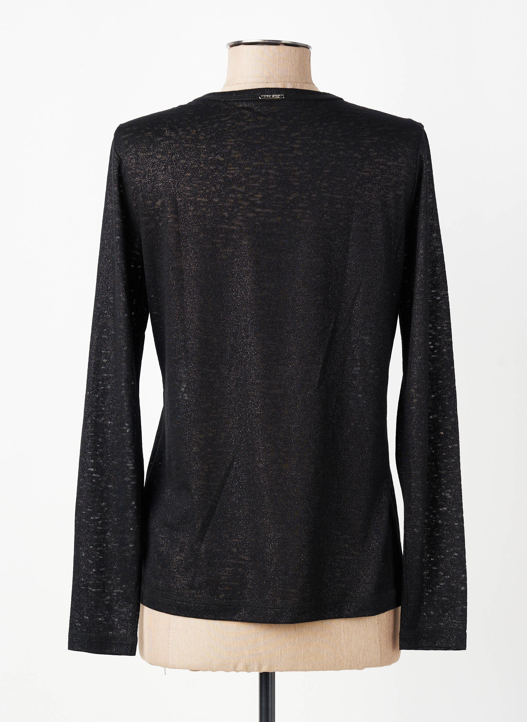 Top manches longues manches longues noir ONE STEP femme