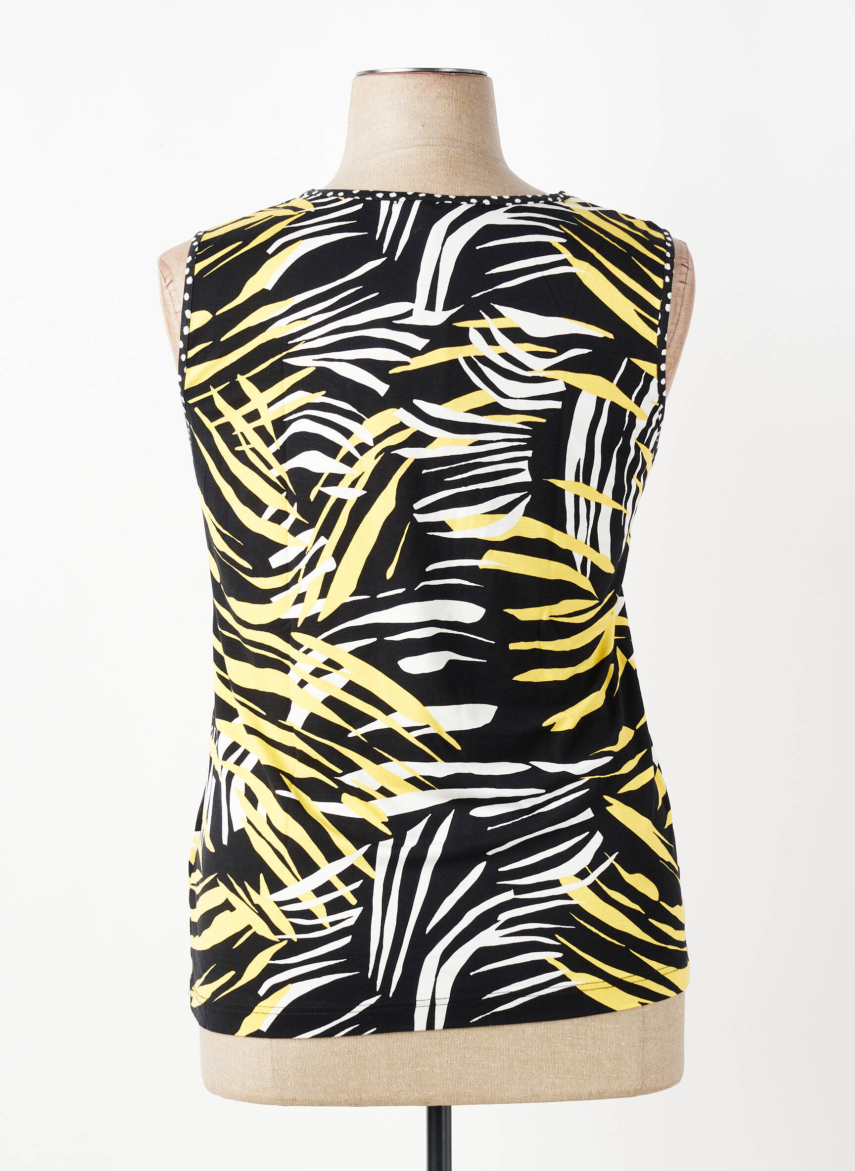 Débardeur stretch sans manche noir TELMAIL femme