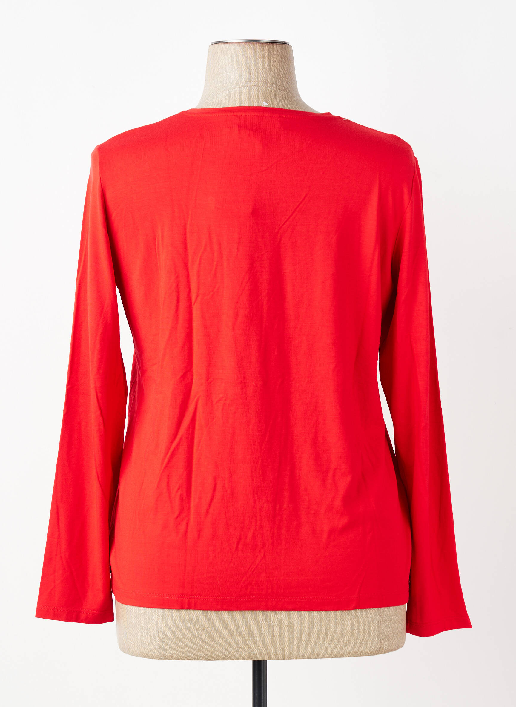T-shirt manches longues manches longues rouge TELMAIL femme