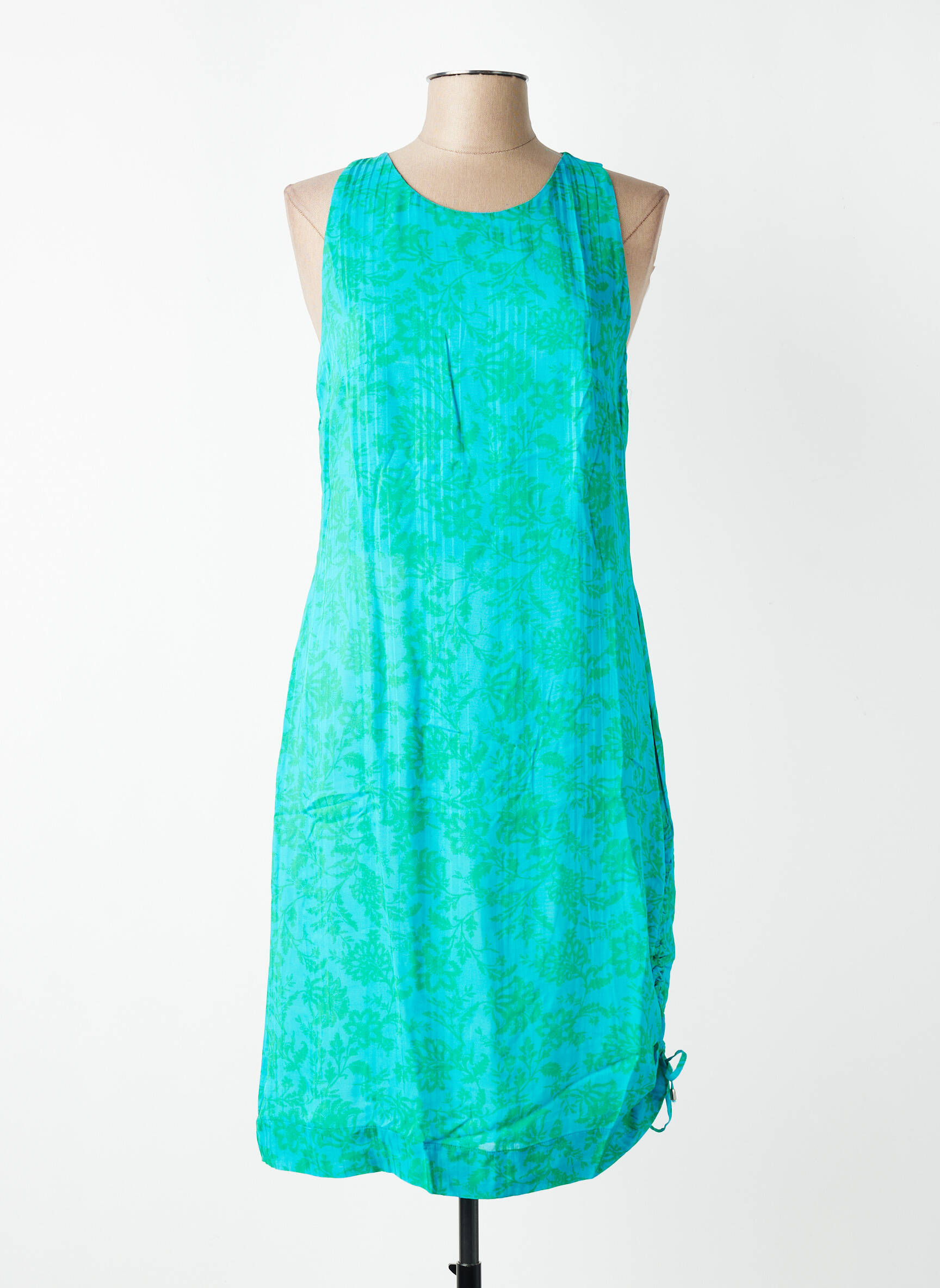 Robe mi-longue sans manche sans manche vert EVA KAYAN femme