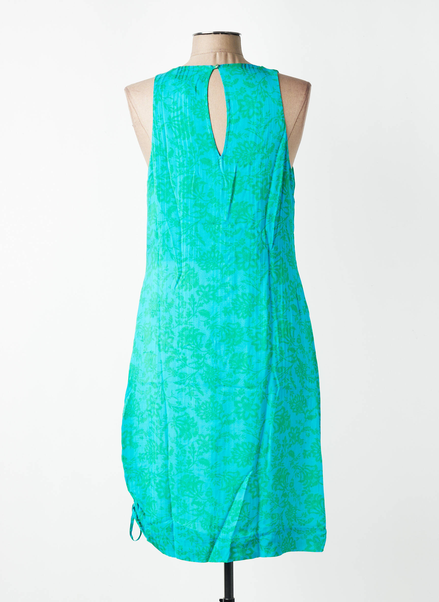 Robe mi-longue sans manche sans manche vert EVA KAYAN femme