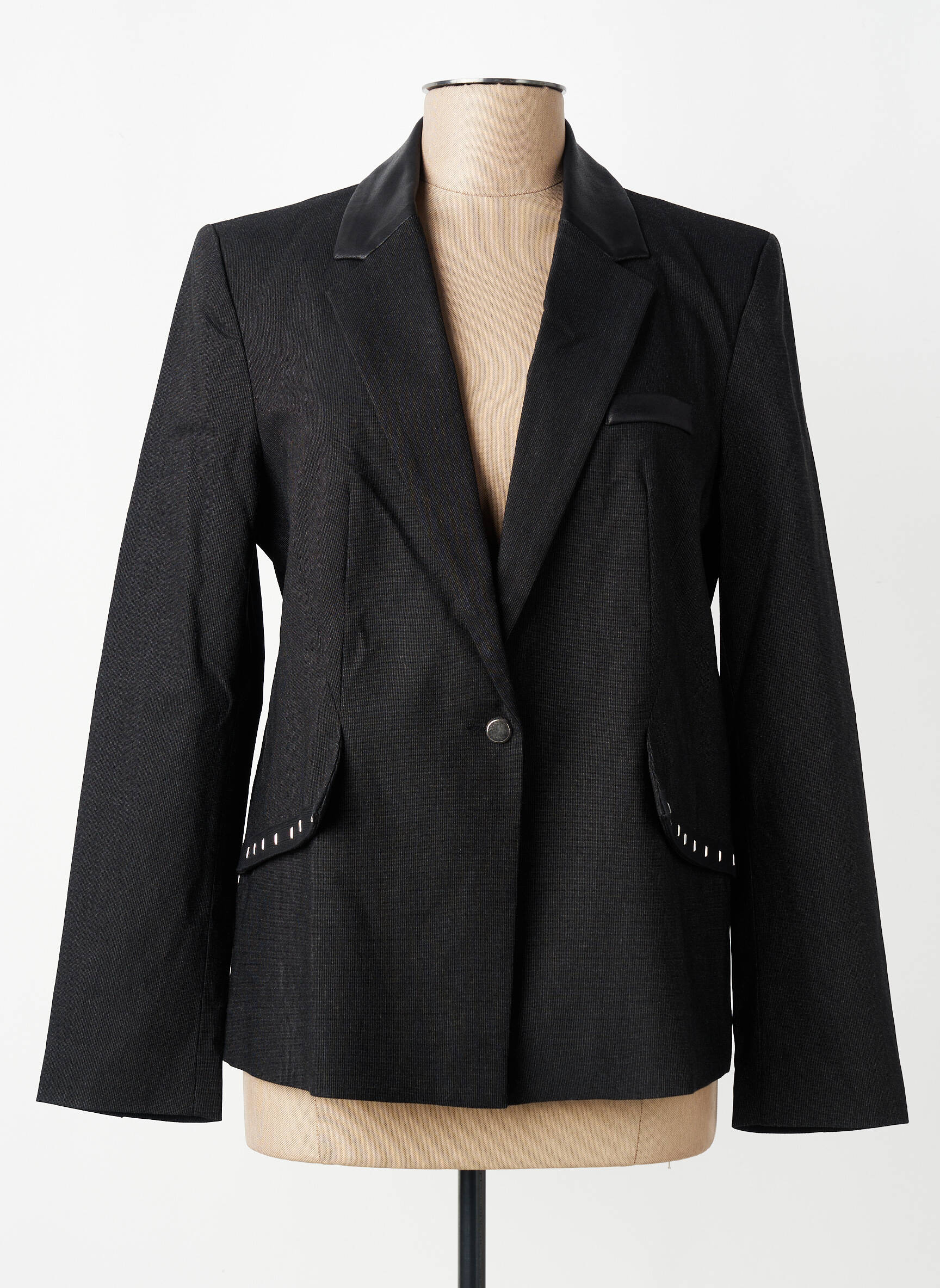 Blazer poches noir EVA KAYAN femme