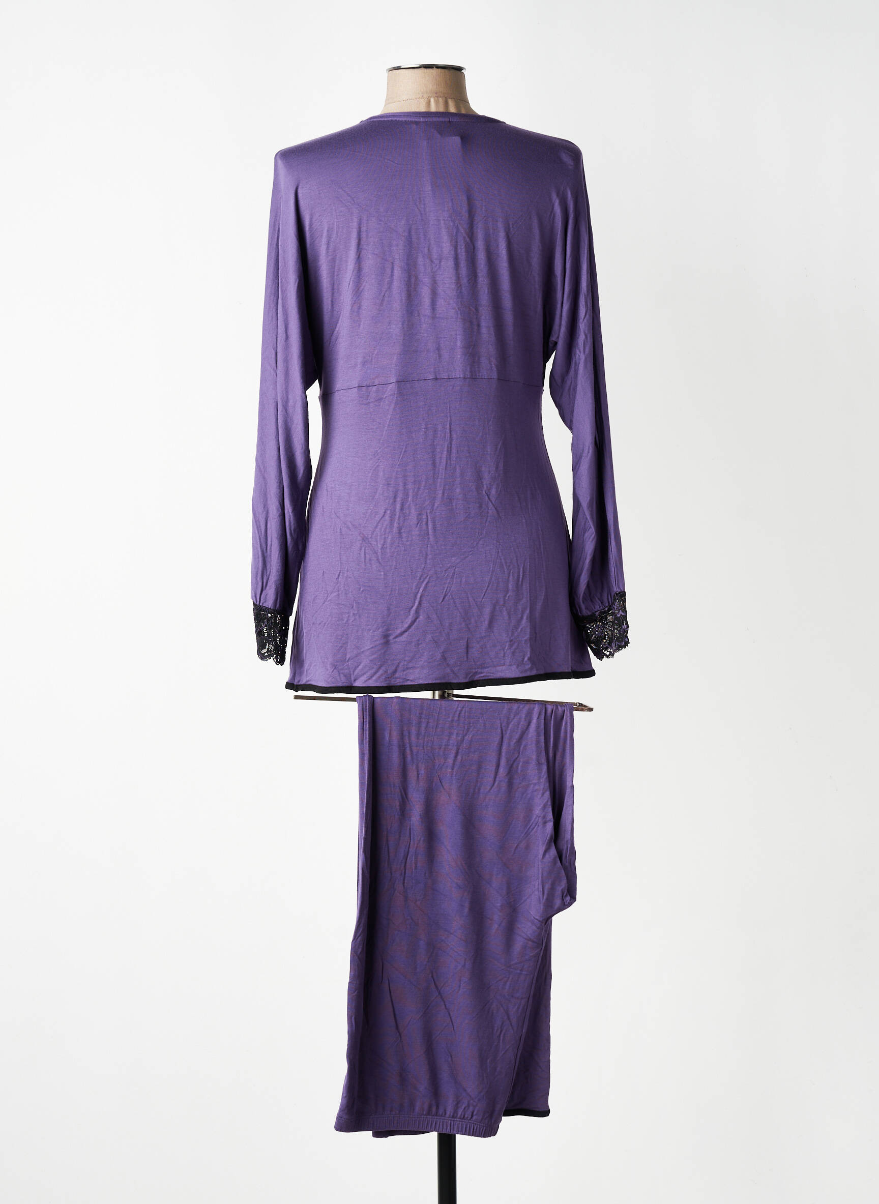 Pyjama tissage jersey violet TRIUMPH femme