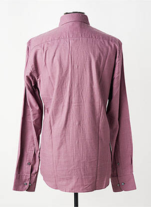 Chemise manches longues coupe cintrée rose 1863 BY ETERNA homme