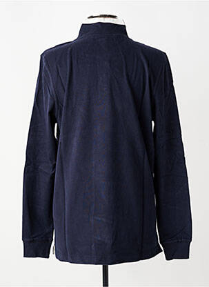 Sweat-shirt stretch manches longues bleu FYNCH-HATTON homme