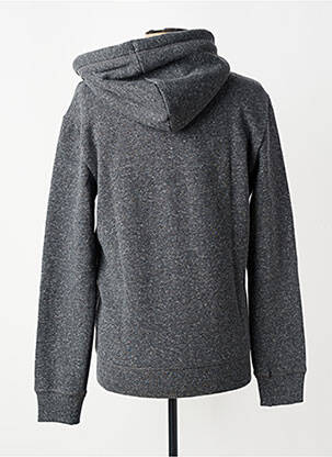 Veste casual resserrée sur le bas gris SUPERDRY homme