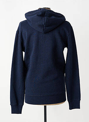 Veste casual resserrée sur le bas bleu SUPERDRY homme