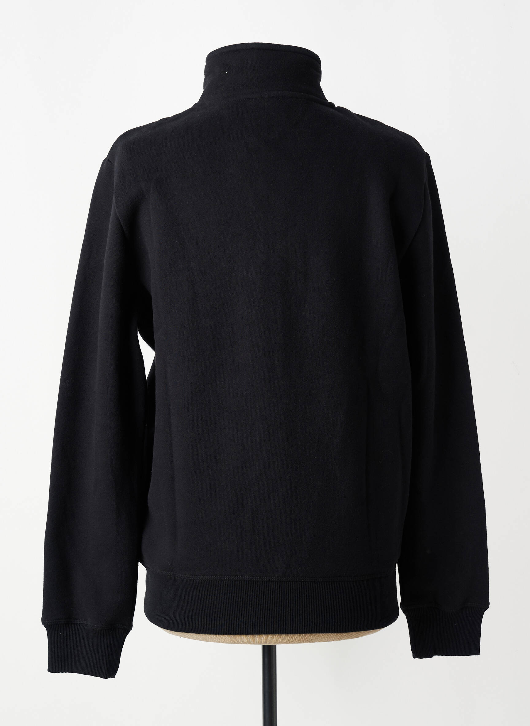 Veste casual resserrée sur le bas noir SUPER DRY homme