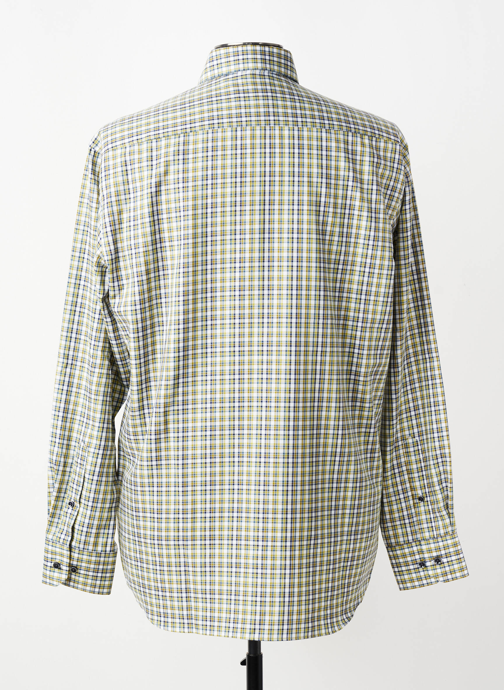 Chemise manches longues poches vert ETERNA homme
