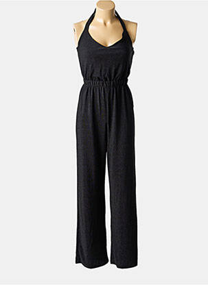Combi-pantalon fines bretelles fines bretelles noir GRACE & MILA femme