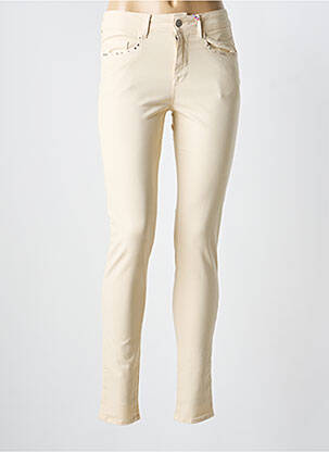 Jeans skinny taille normale taille normale beige KANOPE femme