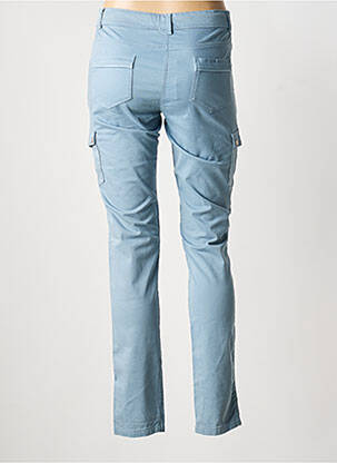 Pantalon cargo slim taille normale bleu MAE MAHE femme