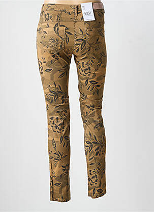 Jeans skinny taille normale taille normale marron EAST DRIVE femme