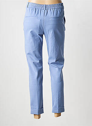 Pantalon 7/8 stretch taille normale bleu YAYA femme