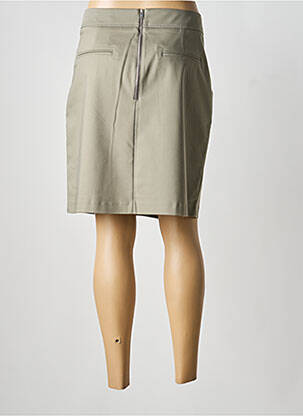Jupe courte coupe droite vert EVA KAYAN femme