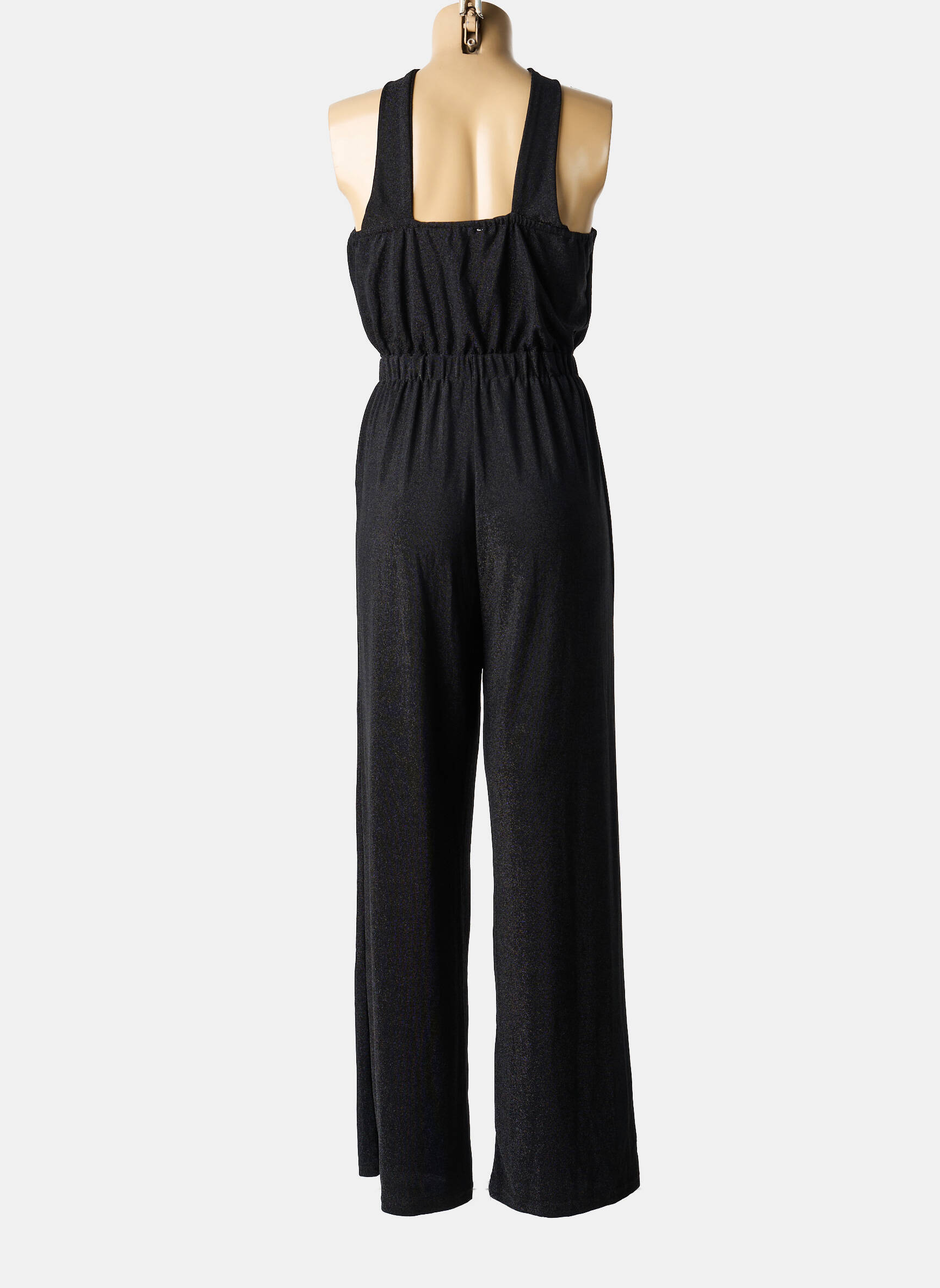 Combi-pantalon fines bretelles fines bretelles noir GRACE & MILA femme