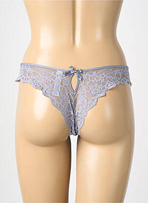 Tanga stretch gris CHANTELLE femme