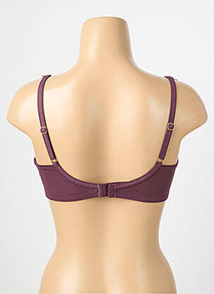 Soutien-gorge broderie haut soutien-gorge emboitant violet CHANTELLE femme