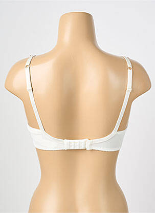 Soutien-gorge tissage dentelle haut soutien-gorge emboitant blanc CHANTELLE femme