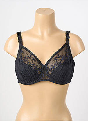 Soutien-gorge broderie haut soutien-gorge emboitant noir CHANTELLE femme