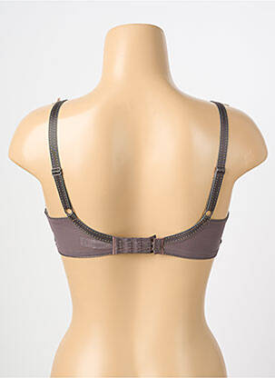 Soutien-gorge effet matière satinée haut soutien-gorge emboitant gris CHANTELLE femme