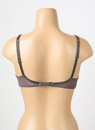 Soutien-gorge effet matière satinée haut soutien-gorge emboitant gris CHANTELLE femme