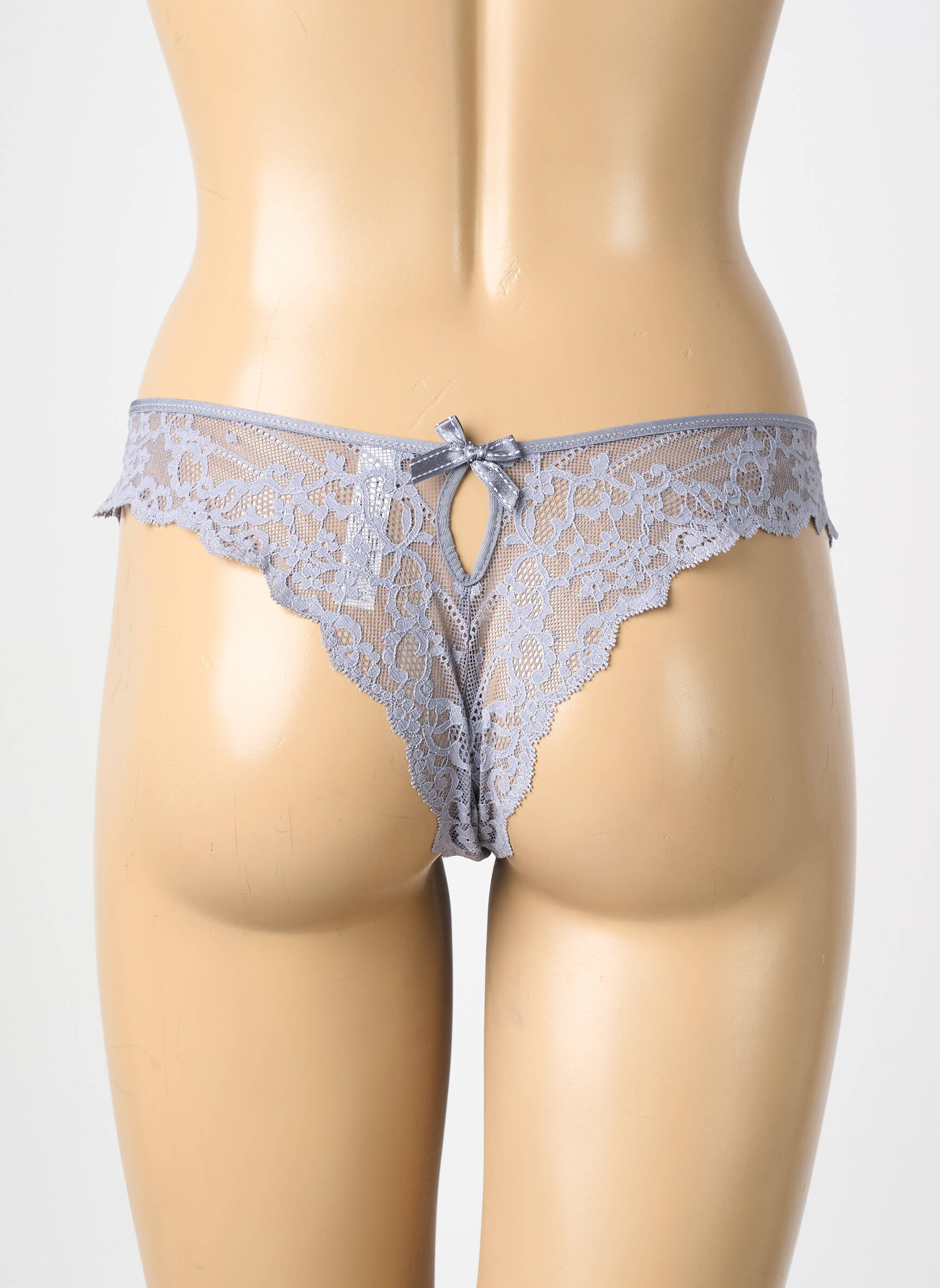 Tanga stretch gris CHANTELLE femme