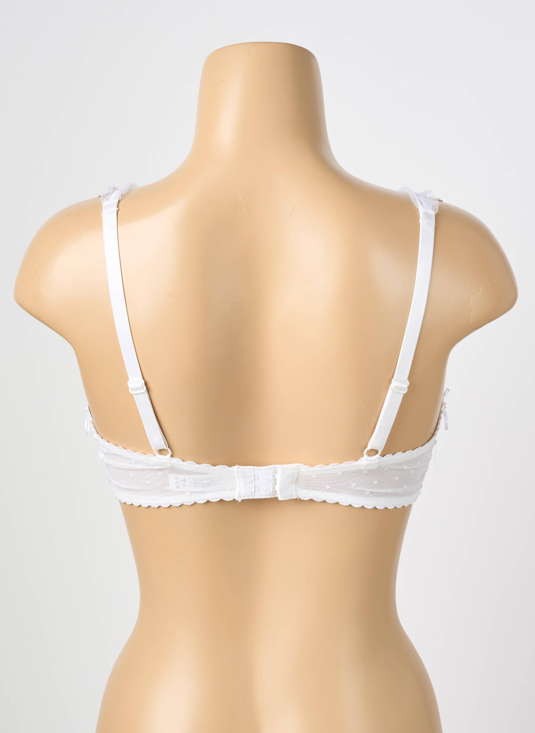 Soutien-gorge broderie haut soutien-gorge emboitant blanc CHANTELLE femme