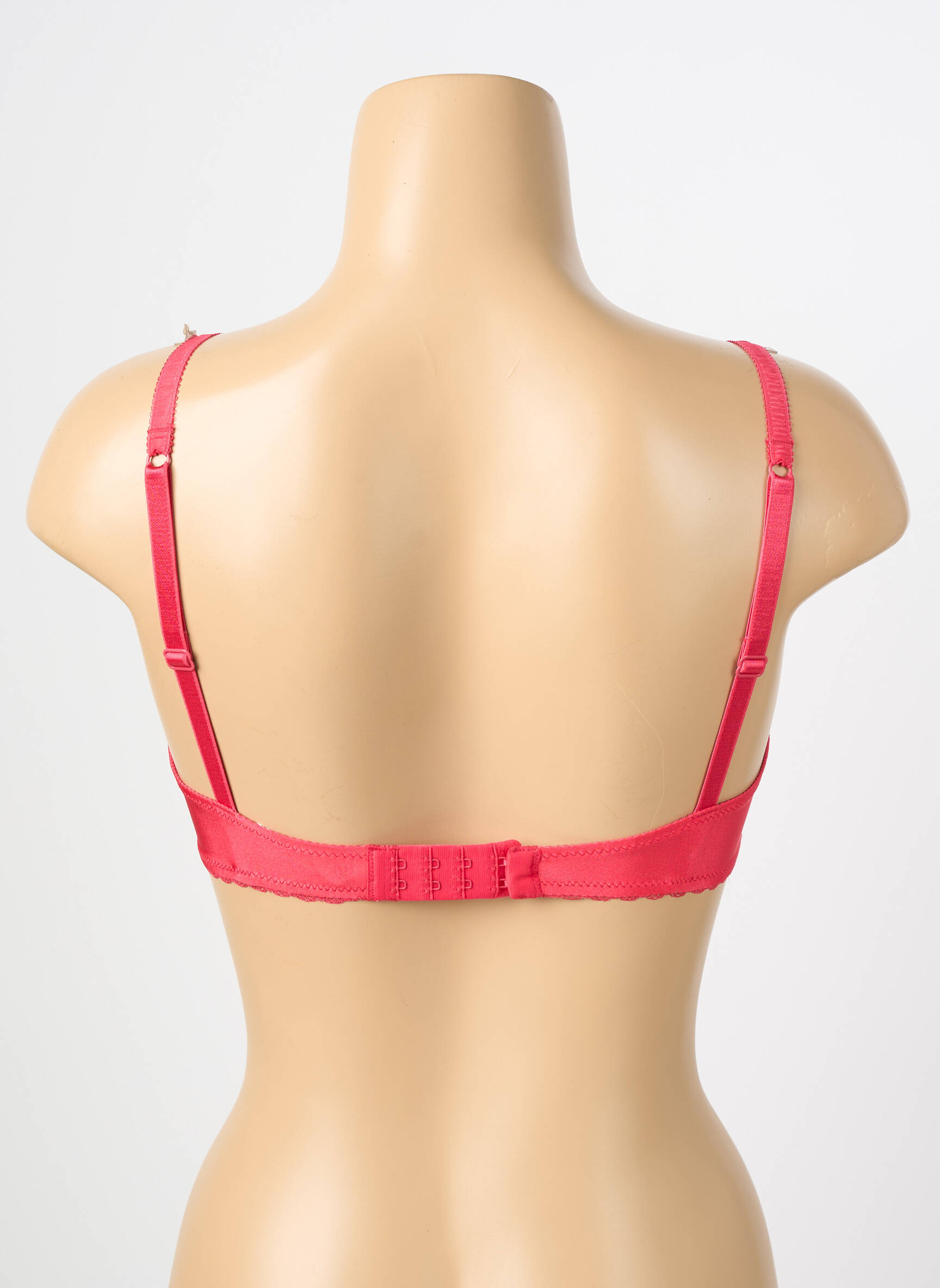 Soutien-gorge broderie haut soutien-gorge emboitant rose BARBARA femme
