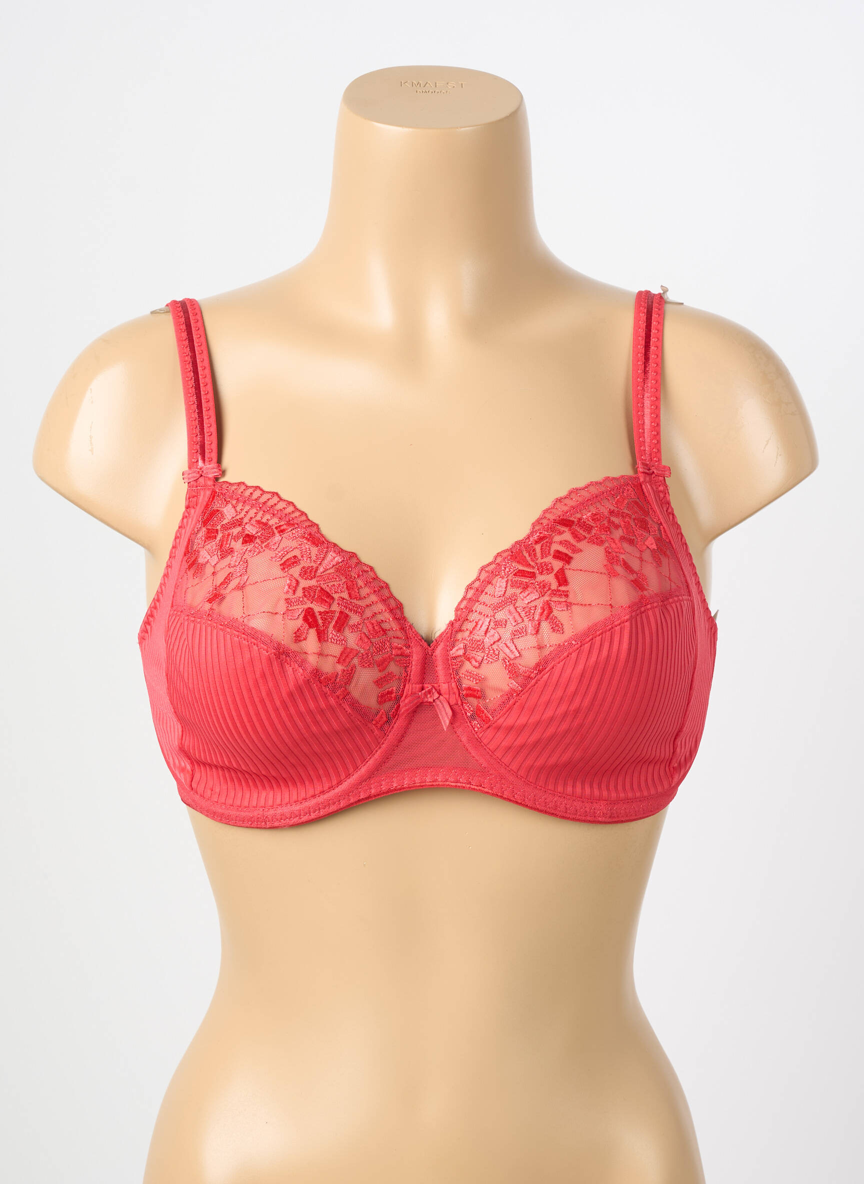 Soutien-gorge effet matière satinée haut soutien-gorge emboitant rose CHANTELLE femme