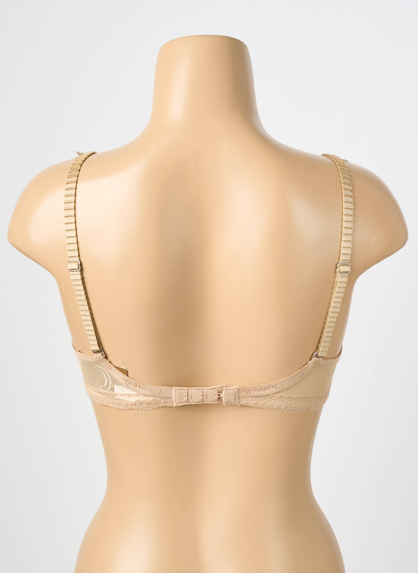 Soutien-gorge effet matière satinée haut soutien-gorge emboitant beige CHANTELLE femme