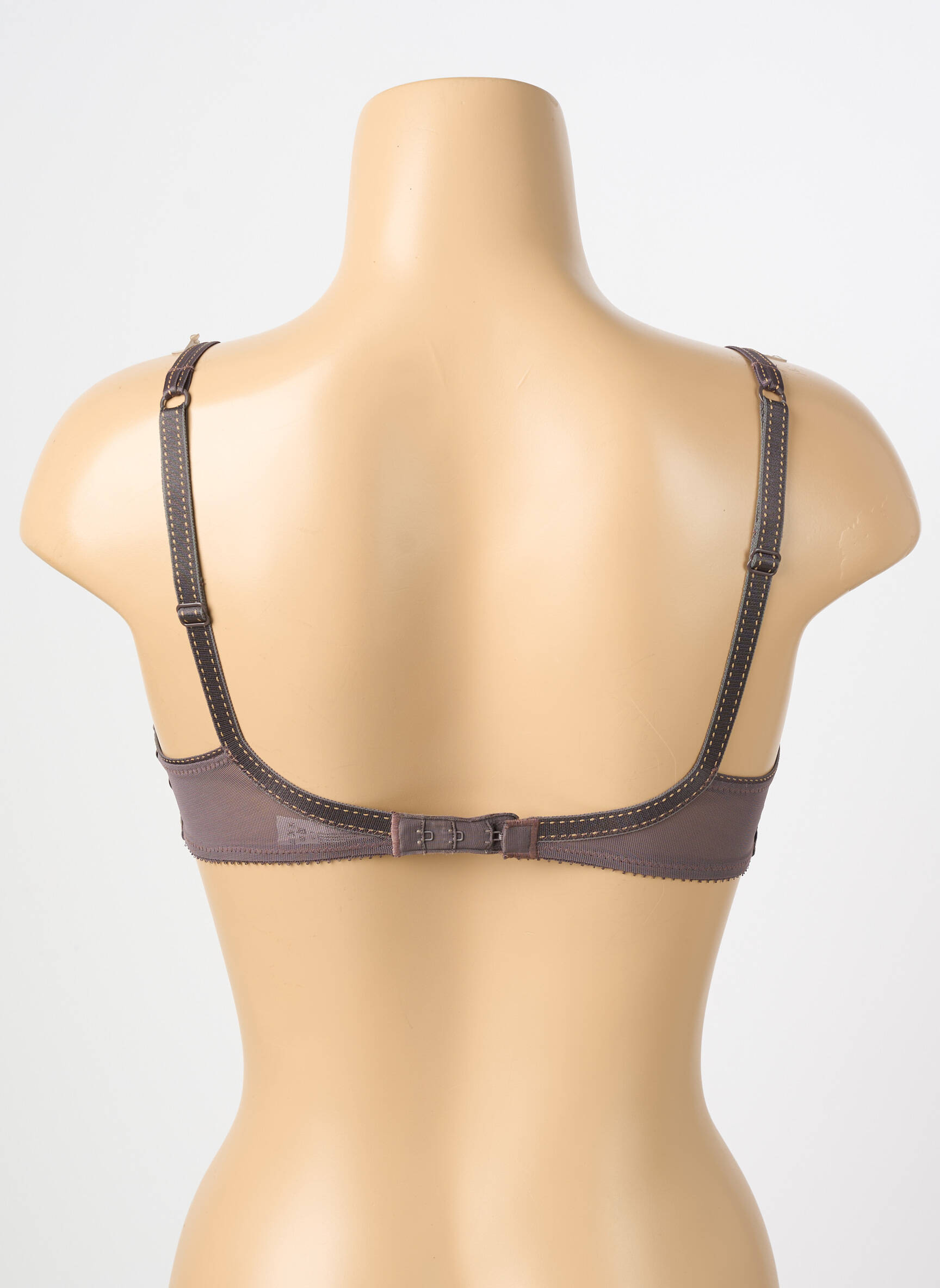 Soutien-gorge effet matière satinée haut soutien-gorge emboitant gris CHANTELLE femme