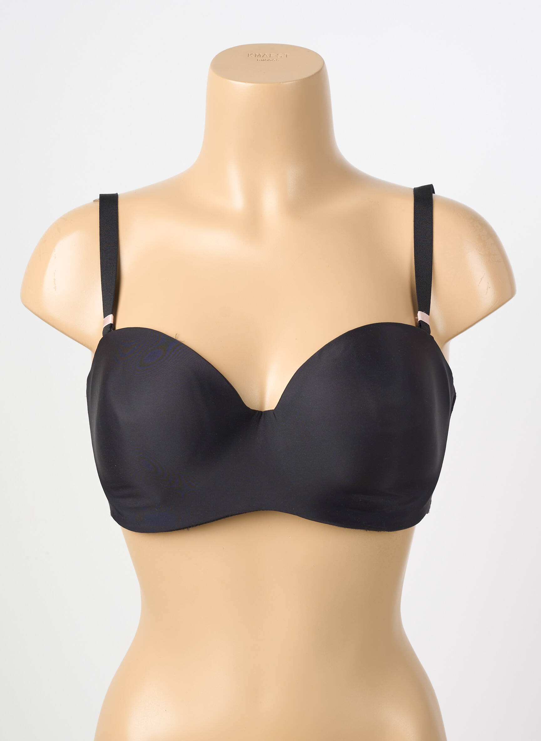 Soutien-gorge effet matière satinée haut soutien-gorge moulé noir CHANTELLE femme