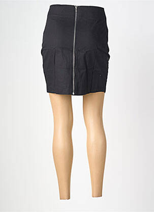Jupe courte taille haute noir BAMBOO'S femme