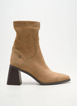 Bottines/boots bout pointu talon de 7 à 9cm marron VANESSA WU femme